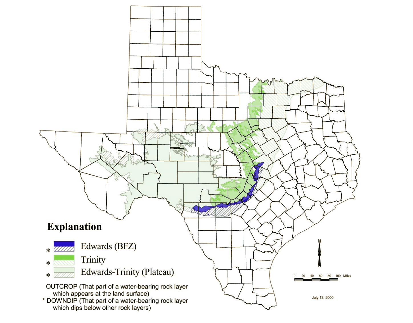 Trinity Edwards Aquifer system